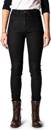 ROKKER Rokkertech High Waist Black Motorcycle Jeans L32/W32