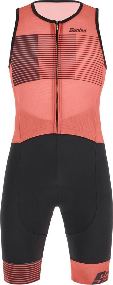 Santini Freccia Redux Seeveless Aero Trisuit - Img Long Distance Pad