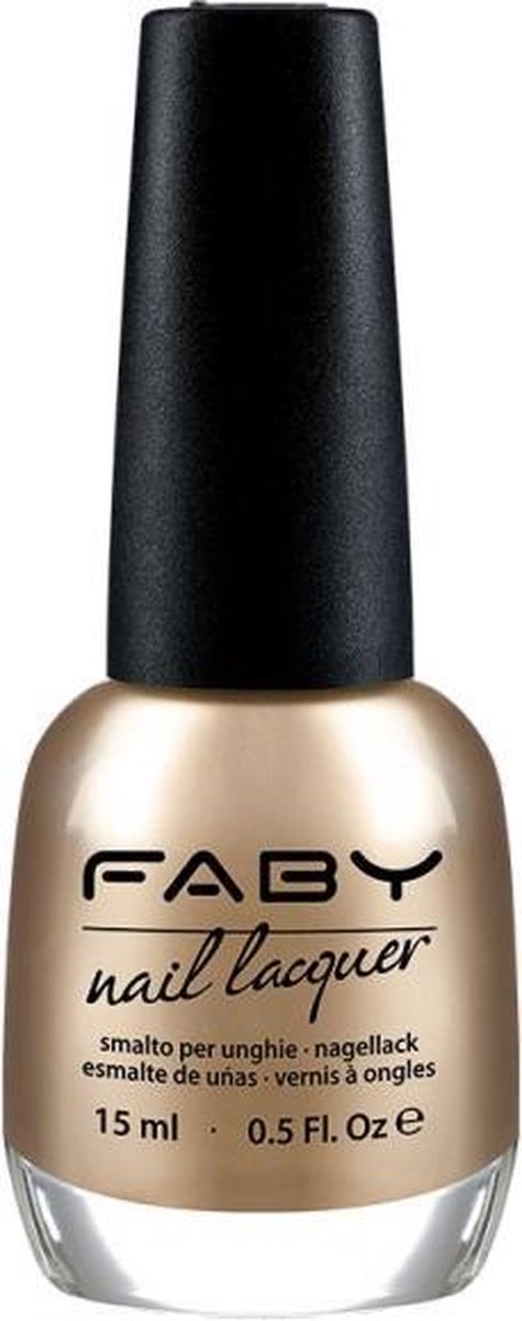 Faby Nagellak You're On Pandora Dames 15 Ml Vegan Goud