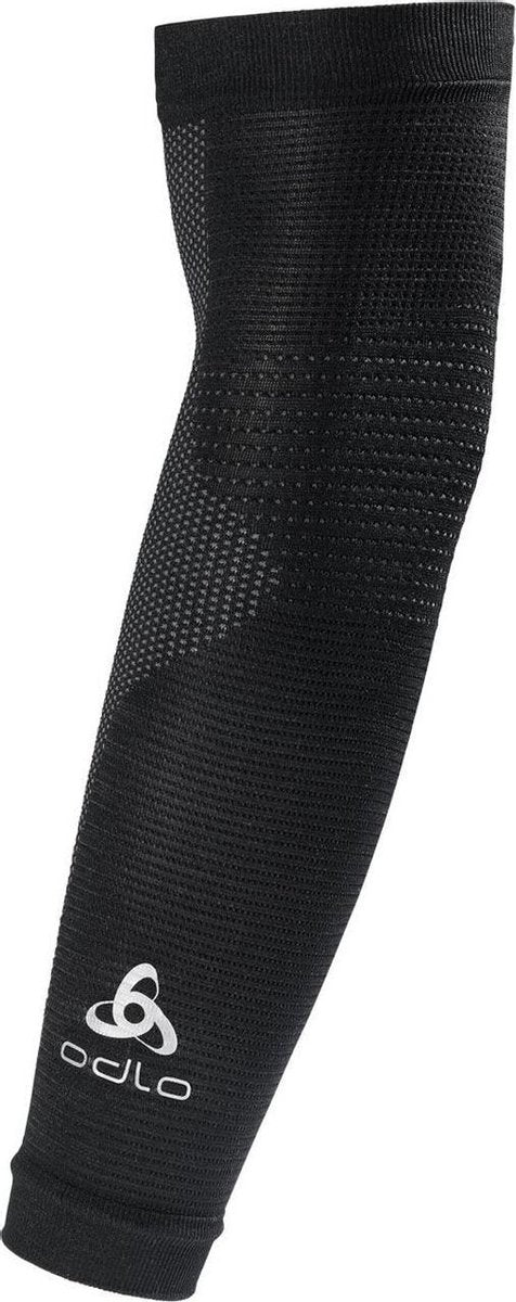 Odlo Armwarmer AEOLUS CERAMIWARM Black/Odlo Steel Grey - Maat S/M