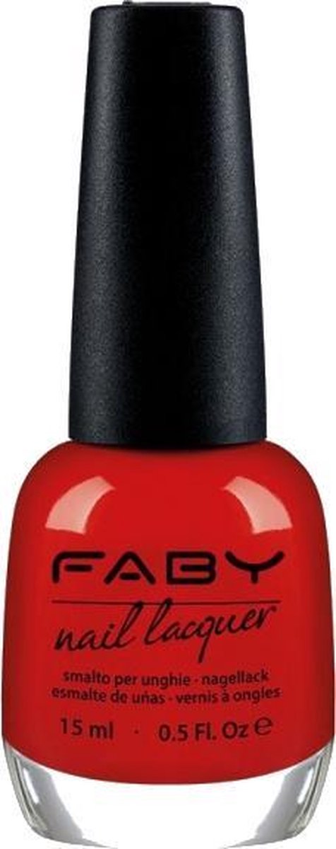 Faby Nagellak Look At Me Baby! Dames 15 Ml Vegan Rood