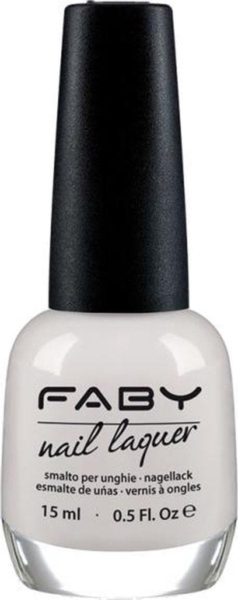 Faby Nagellak A Dress For Marilyn 15 Ml Vegan Wit/transparant