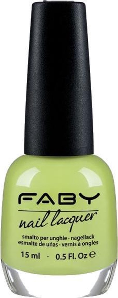 Faby Nagellak Hop On My Scooter! Dames 15 Ml Vegan Citrusgroen