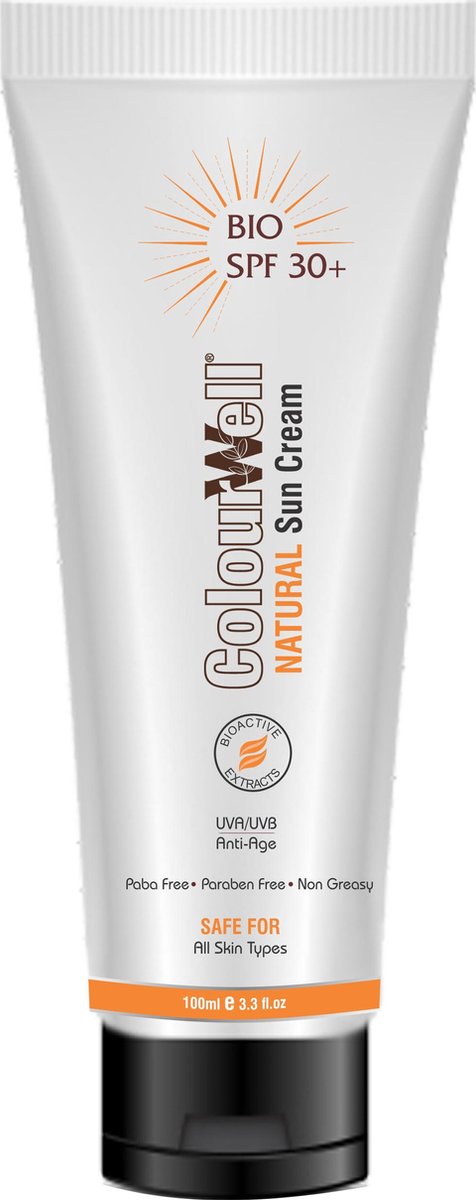 ColourWell Natuurlijke Zonnecrème SPF 30 BIO 100ML
