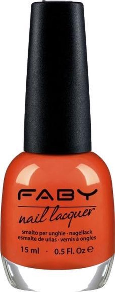 Faby Nagellak Italian Holidays Dames 15 Ml Vegan Oranje