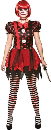 E-Carnavalskleding.nl: Large - e-Carnavalskleding.nl Horror clown jurkje dames