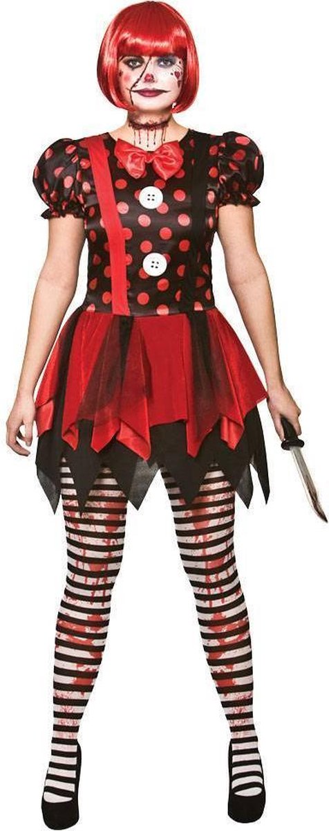 E-Carnavalskleding.nl: Large - e-Carnavalskleding.nl Horror clown jurkje dames