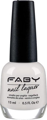 Faby Nagellak Optical White Dames 15 Ml Vegan Wit
