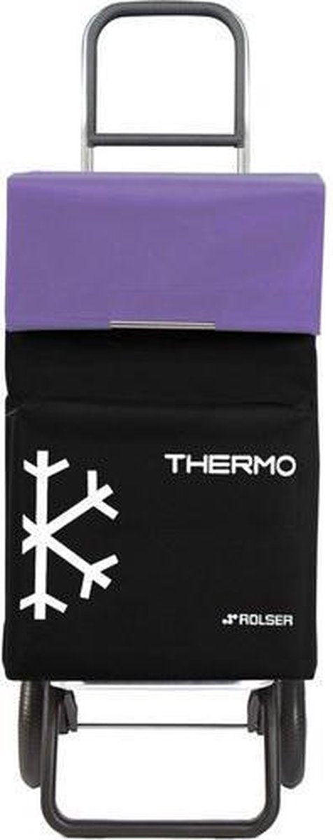 Rolser Boodschappentrolley Thermo - Convert Rg - Zwart/Paars