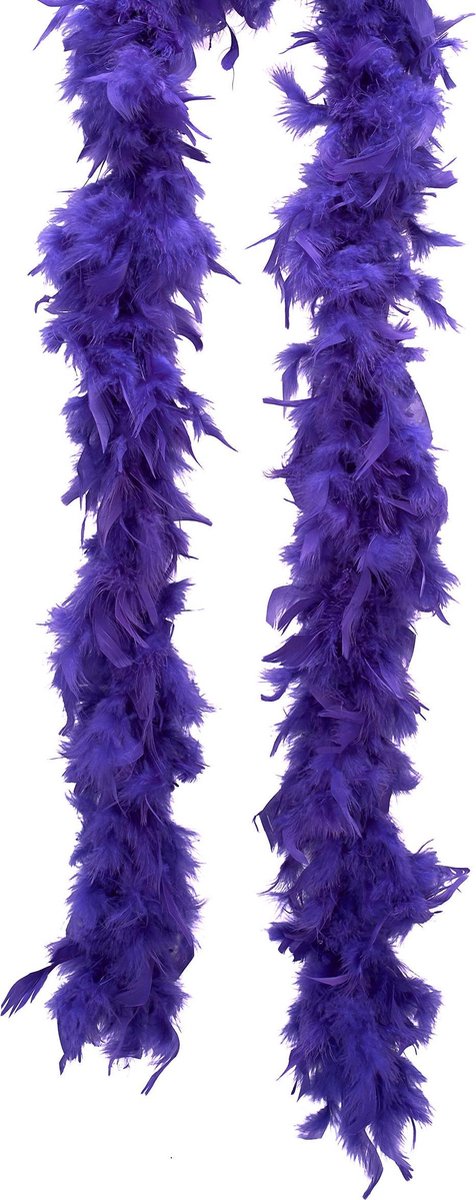 Elite - Donkerpaarse boa - Accessoires > Boa's
