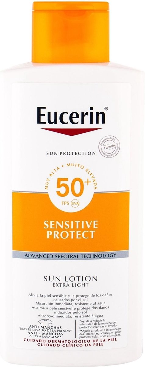 Eucerin Sun Sensitive Protect Sun Lotion 400ml Sun Body Lotion Spf50+
