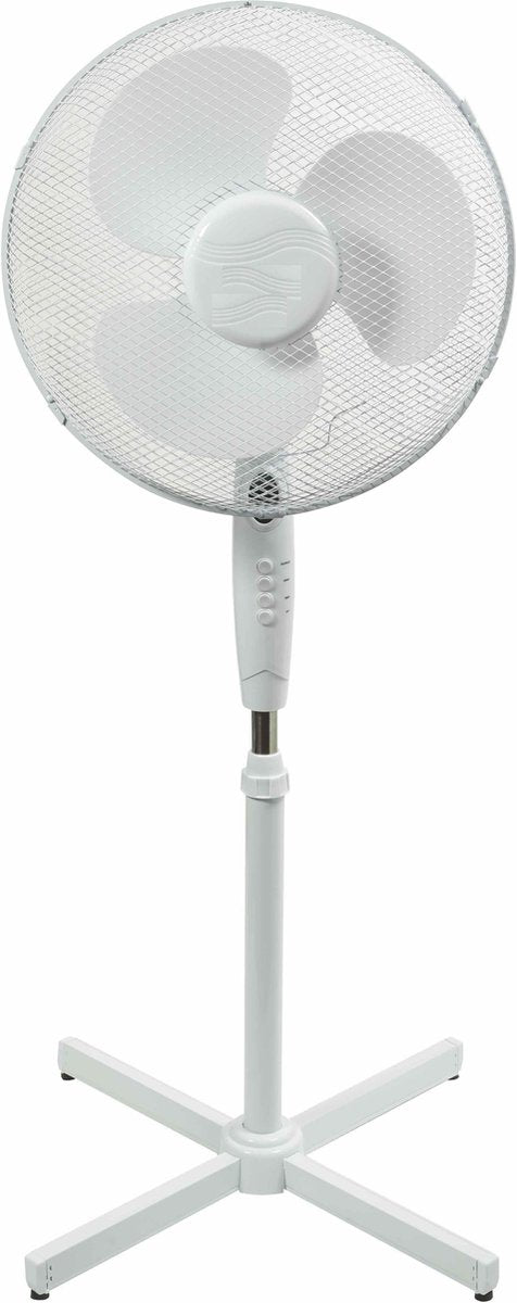 Cresta Care CFS610W Staande ventilator emt infrarood afstandsbediening en 4 uur timer | Wit