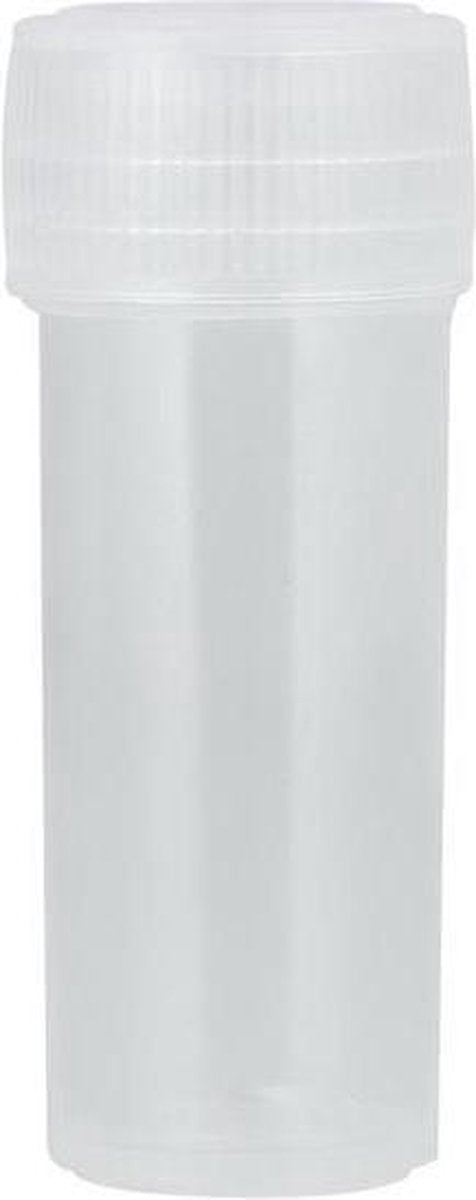 Plastic reageerbuisje 5ml. 50stuks