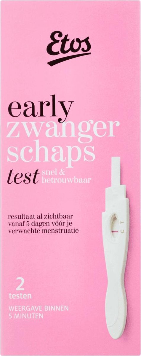 Etos Early Zwangerschapstest - 2 stuks