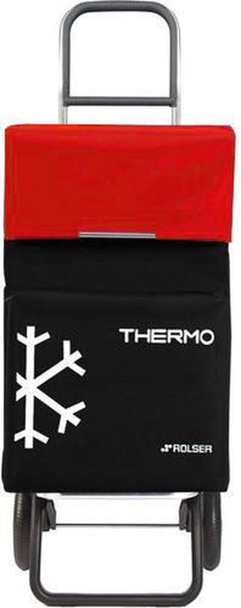 Rolser Boodschappentrolley Thermo - Convert Rg - Zwart/Rood