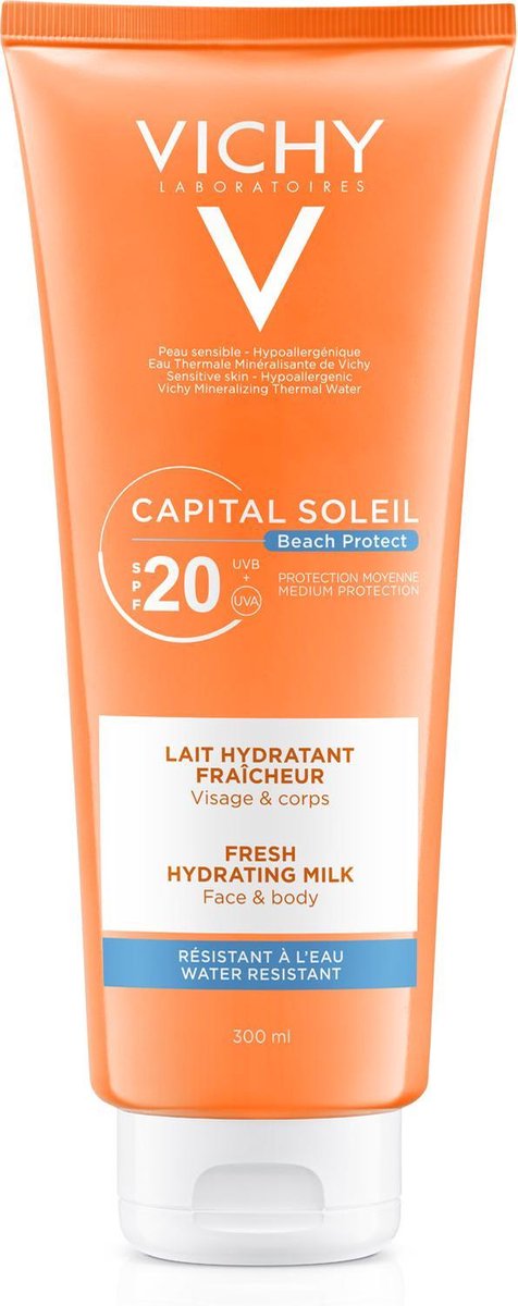 Vichy Capital Soleil Zonnebrand Melk SPF20 - 300 ml - Hydraterend
