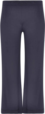 Yoek | Grote maten - dames broek lang - donkerblauw