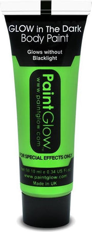 Glow in the Dark Face & Body paint Groen 10 ml
