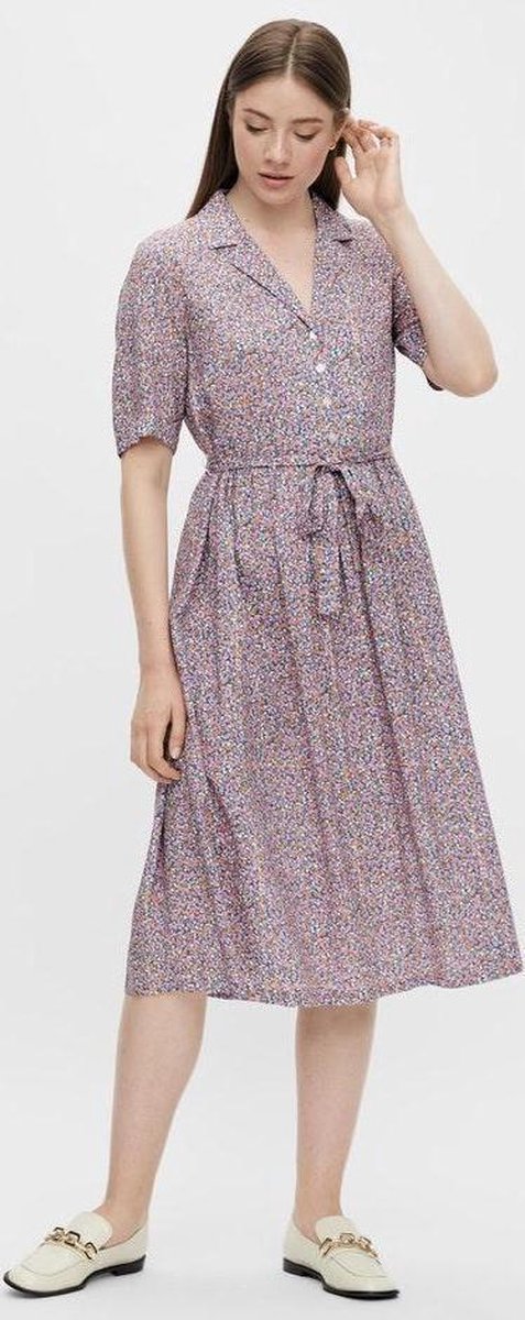 Pctimberly Ss Midi Dress 17113877 Deep Ultramarin/disty