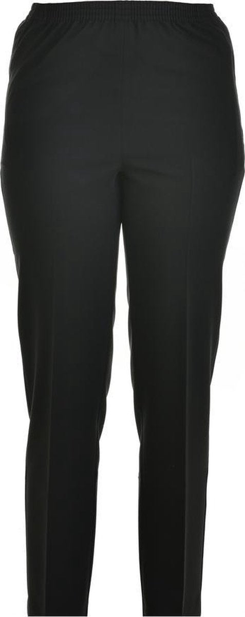 Sensia dames pantalon- elastiek - model Deva - korte lengtemaat - kleur marine blauw - maat 44
