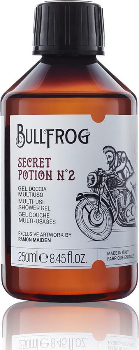 Bullfrog All-in-one Shower Shampoo Secret Potion No.2 - Barbershop Shampoo - 250ml