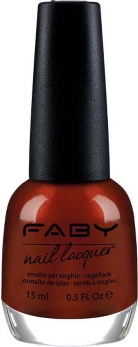 Faby Nagellak Walking Bass Dames 15 Ml Vegan Bordeaux