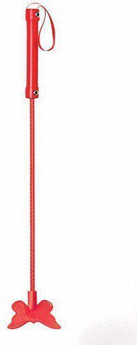 Ouch PVC VlinderSM zweepje - Rood - SM zweepje