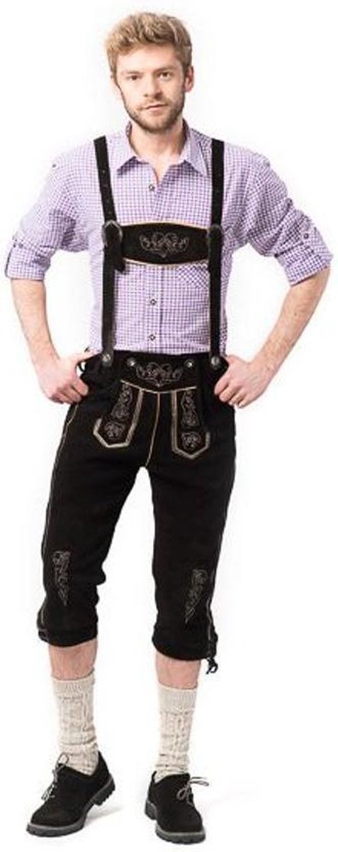 Boeren Tirol & Oktoberfest Kostuum | Gillamoos Gerhard Lederhose Man | Maat 62 | Bierfeest | Verkleedkleding