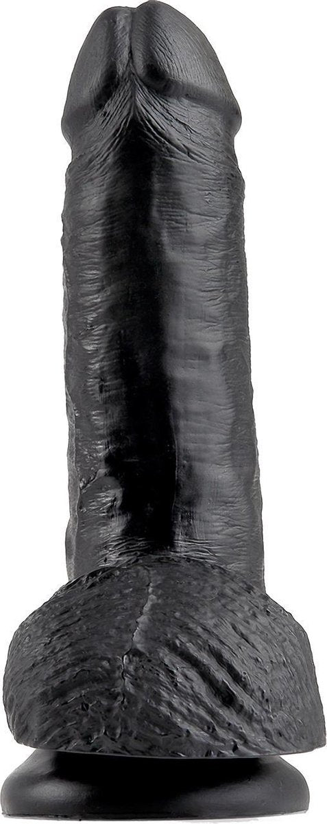 Pipedream King Cock realistische dildo 7 Inch Cock - With Balls zwart - 7