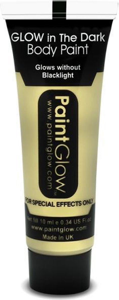 Paintglow - Face & Body Paint - Glow in the Dark - Onzichtbaar - 12ml