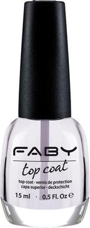 Faby Topcoat Dames 15 Ml Transparant