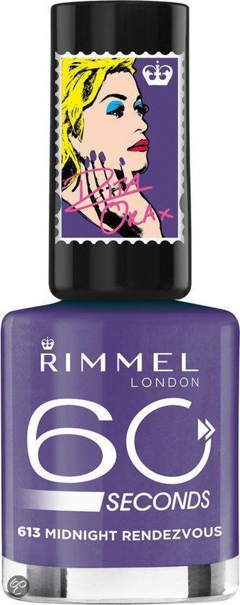 Rimmel London 60 seconds RO collectie Nagellak - 613 Midnight Rendezvous