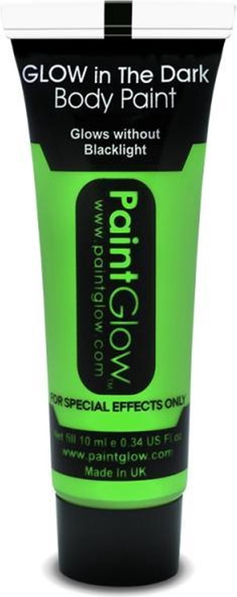 Paintglow - Face & Body Paint - Glow in the Dark - Groen - 12ml