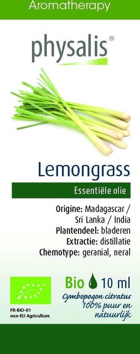 Lemongrass Physalis Etherische Olie Bio Etherische Olie 10ml - Diffuser