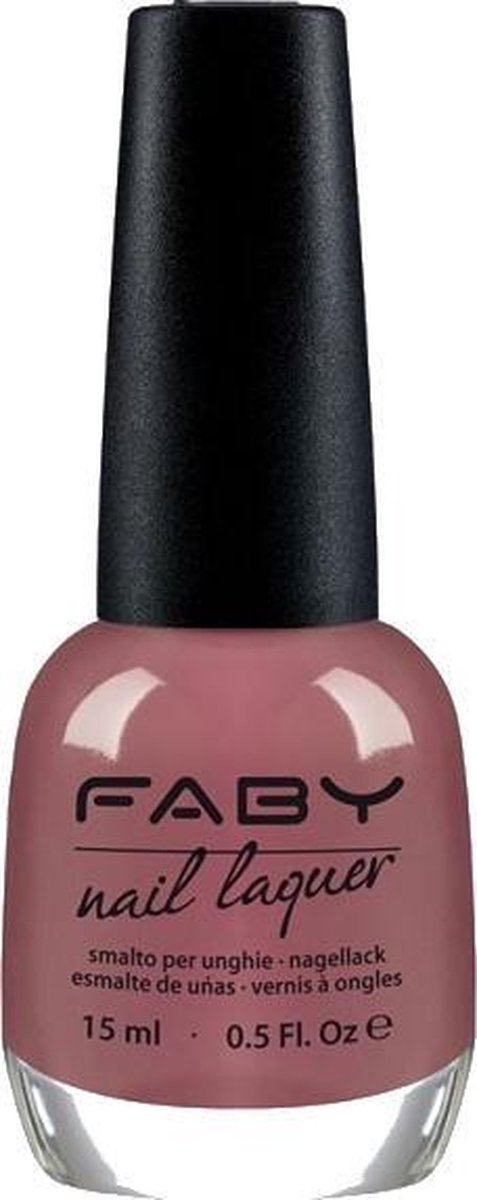 Faby ​​​​​​​nagellak Jacqueline D'antibes 15 Ml Vegan Bruin/roze