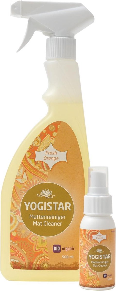 Bio yogamatten-reiniger - Fresh Orange 50 ml Wasmiddel YOGISTAR