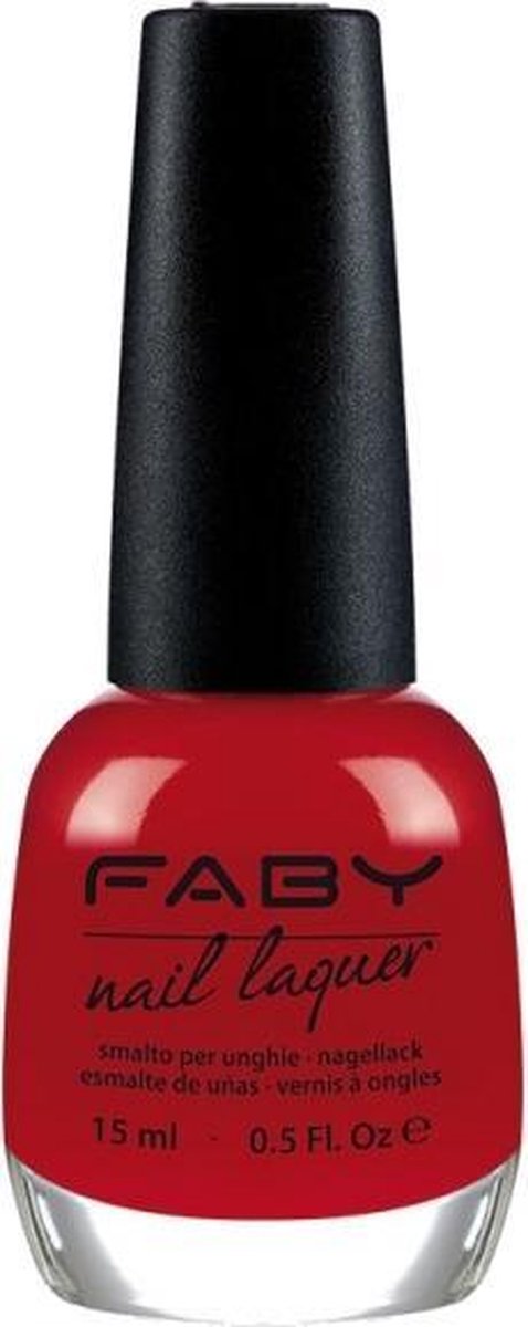 Faby Nagellak Faby's Red Dames 15 Ml Vegan Rood