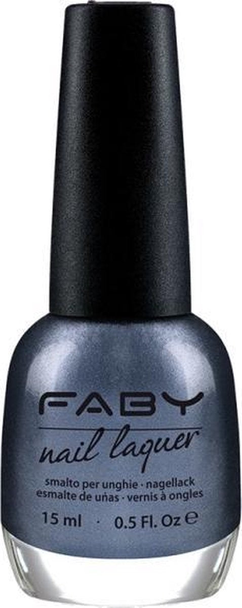 Faby Nagellak Look Through The Louvre Pyramid 15 Ml Vegan Blauw