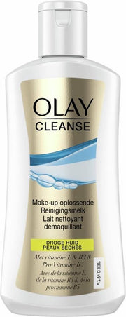Olay Cleanse Make-Up Oplossende Reinigingsmelk - Droge Huid - Verwijdert Zelfs Oogmake-Up Moeiteloos - 200ml