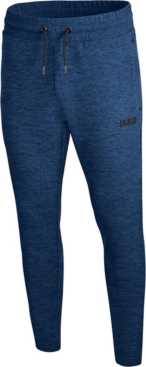 Jako Premium Basics Joggingbroek Dames - Marine Gemeleerd | Maat: 38