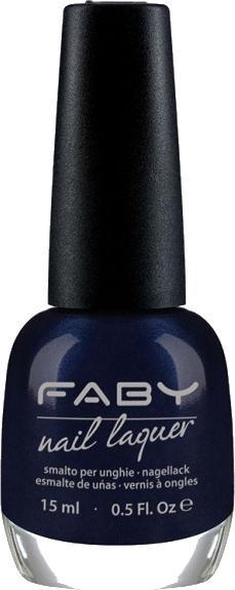 Faby Nagellak I Want A Falling Star! 15 Ml Vegan Donkerblauw