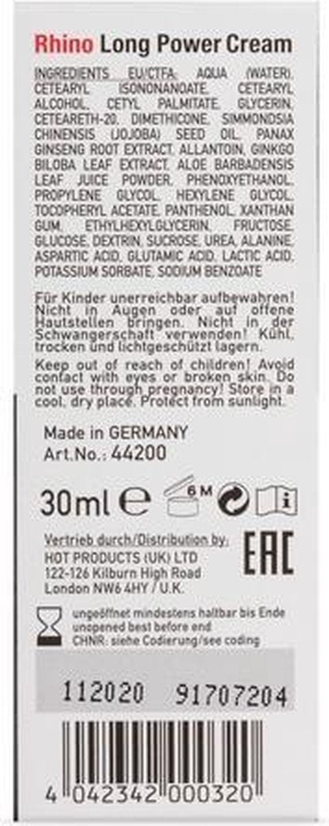 Verdovende penis cr√®me 30 ml