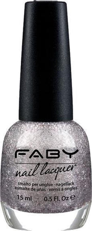 Faby Nagellak Meteor Shower Dames 15 Ml Vegan Zilvergrijs
