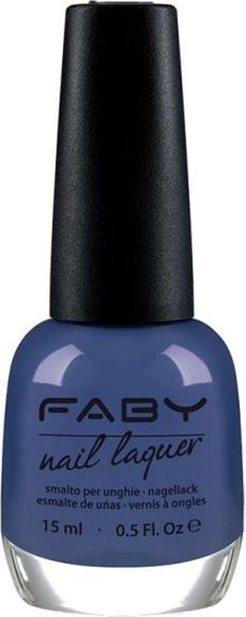 Faby Nagellak Crossing The Universe Dames 15 Ml Vegan Blauw