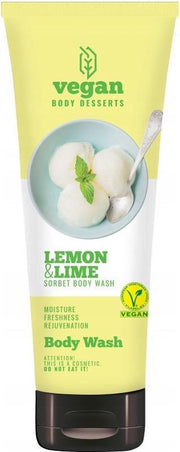 Vegan Desserts - Lemon & Lime Sorbet Body Wash 200ml.