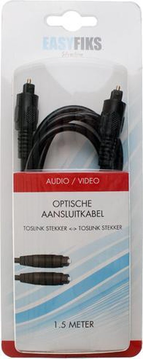 EASYFIKS - CABLE OPTISCH 2X TOSLINK   150 cm - BMG381