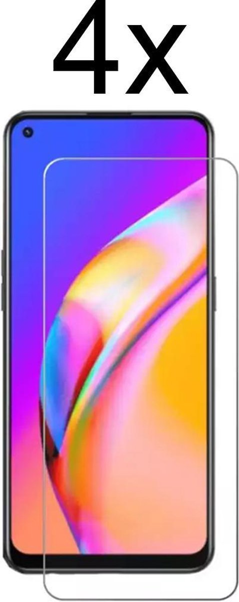 Oppo A74 4G Screenprotector - Beschermglas Oppo A74 4G Screen Protector Glas - 4 stuks