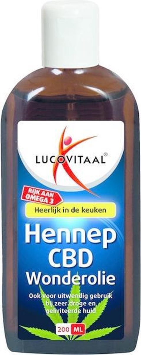 Lucovitaal Hennep CBD Huidwonder Olie - 200 ml