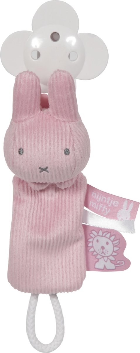 Spenenketting nijntje pink baby rib
