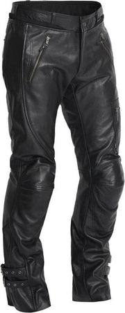 Halvarssons leren motorbroek Leon zwart 52